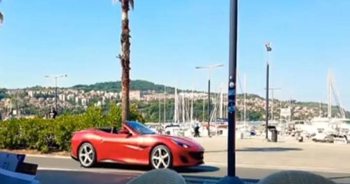 Ferrari Portofino in Slovenia, il video