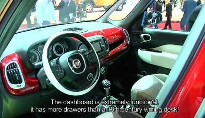 Fiat 500L: il video degli interni