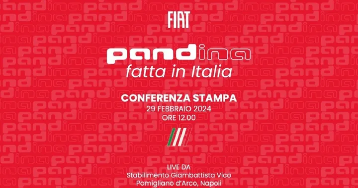 Fiat Pandina: domani il debutto a Pomigliano [LIVE STREAMING]