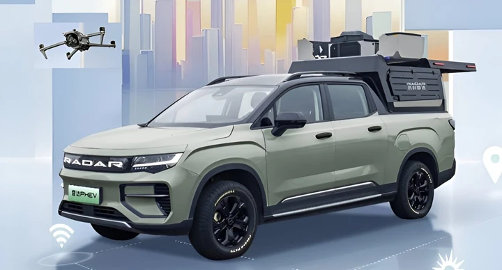 Geely Radar: il primo pickup ibrido con Thor EM e trasmissione 3DHT