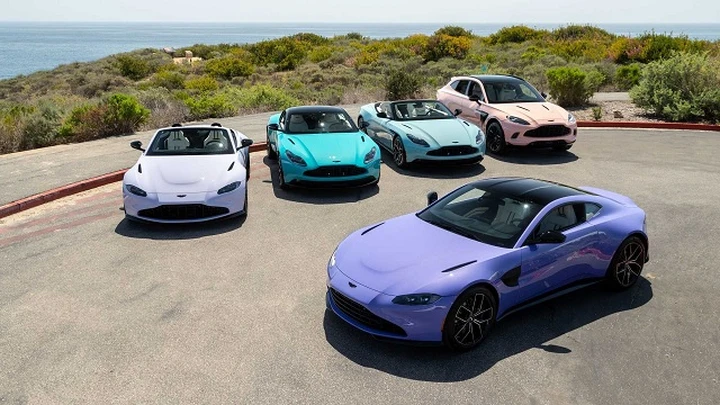 Aston Martin Pastel Collection: tutti i colori della California