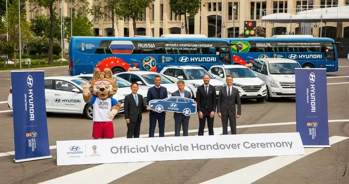 Hyundai: una flotta di 530 veicoli ai Mondiali di Russia 2018