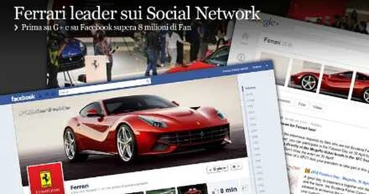 La Ferrari su Facebook conquista 8 milioni di fan