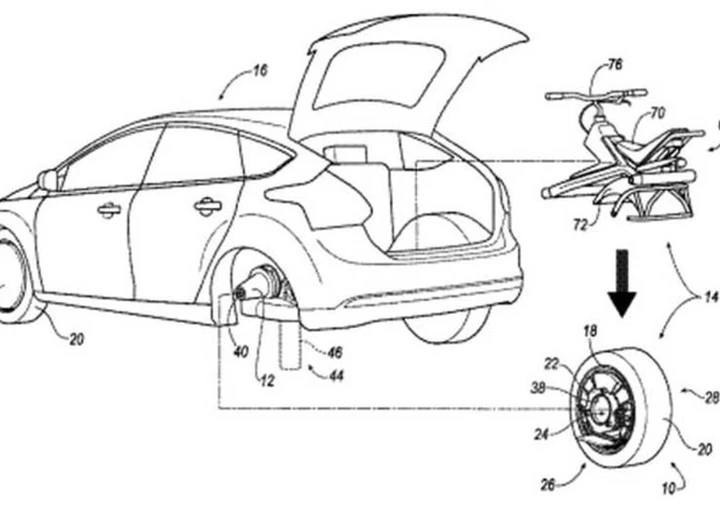 La ruota si stacca e diventa monociclo: un brevetto di Ford