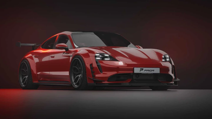 Porsche Taycan by Prior Design: fianchi larghi e tanta grinta per la supercar elettrica