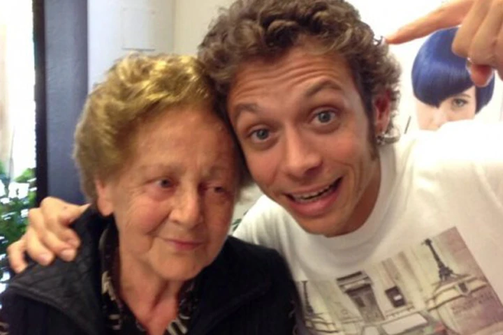 Lutto per Valentino Rossi, morta la nonna Denise