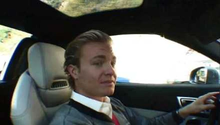 Mercedes SLK in prova con Rosberg a Montecarlo