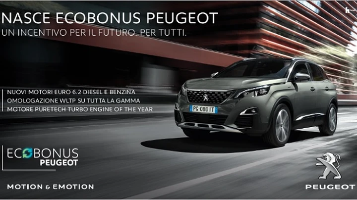 Ecobonus Peugeot: la promozione anti-inquinamento