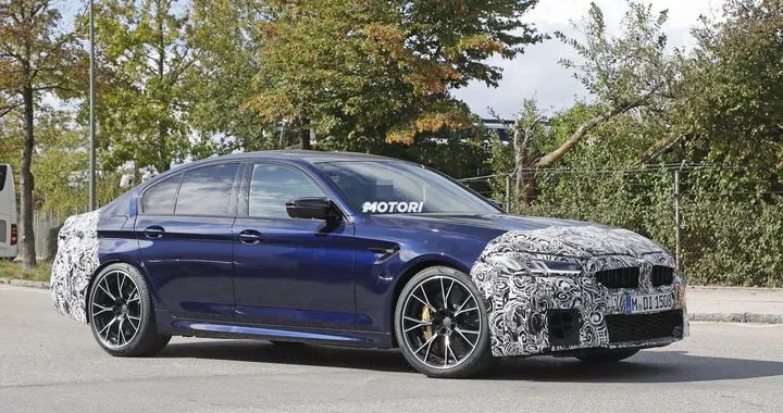 Bmw M5 restyling: nuove foto spia
