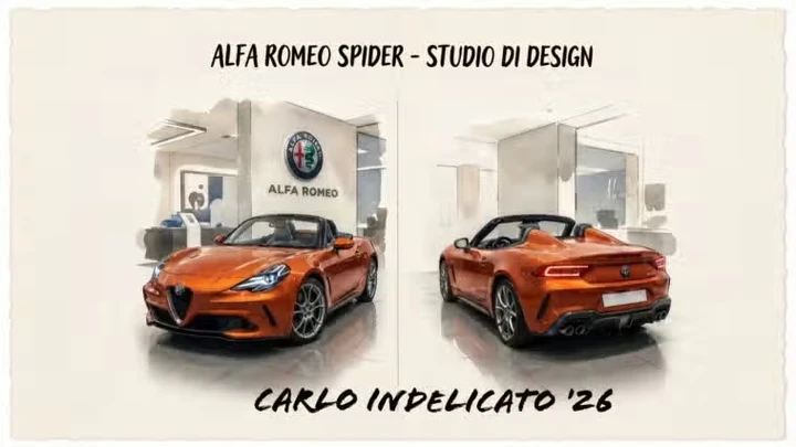 Nuova Alfa Romeo Spider: il render che riaccende il sogno del ritorno del Duetto
