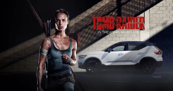 Volvo: una XC40 per Tomb Raider nel nuovo film