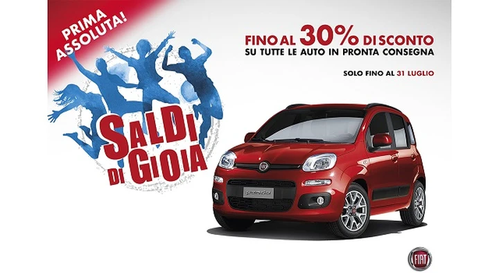 Sconti: Fiat e Lancia danno il via ai saldi di luglio