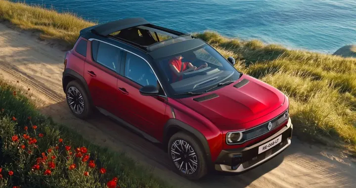 Renault 4 Plein Sud: il SUV elettrico con tetto in tela apribile