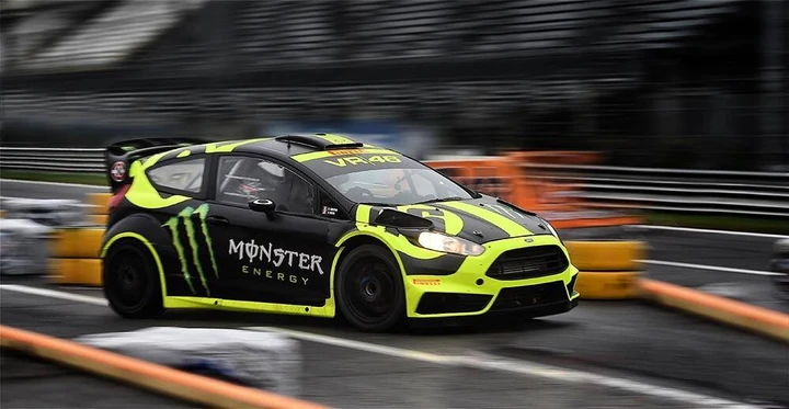 Monza Rally Show 2014, Valentino Rossi e la sua Monster Energy