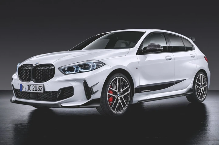Bmw Serie 1 2019, accessori M Performance: immagini ufficiali