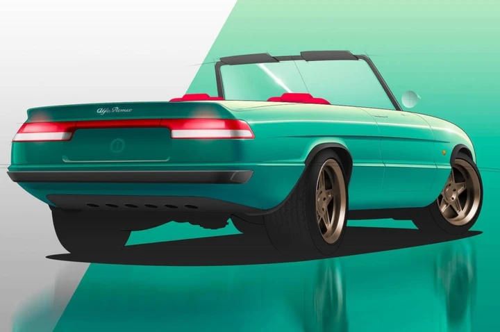 Alfa Romeo Spider Icon-E by Garage Italia: i primi render