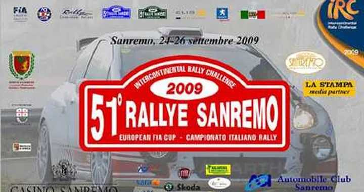 Rally Sanremo: oggi il via