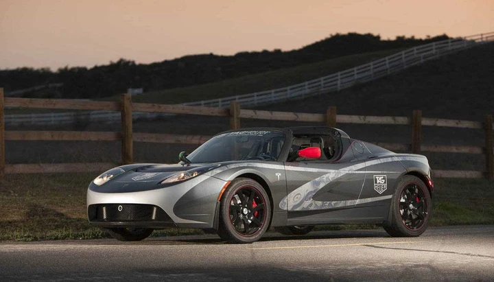 Tesla Roadster Tag Heuer
