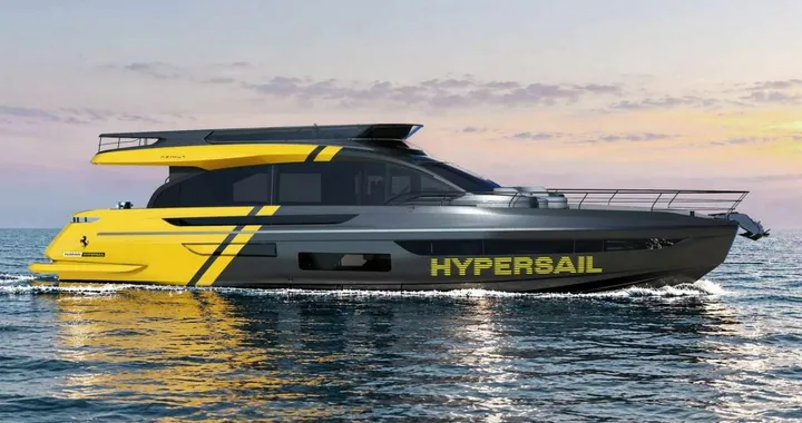 Azimut e Ferrari insieme per Hypersail: il Fly 72 perde 6 tonnellate e raddoppia la potenza