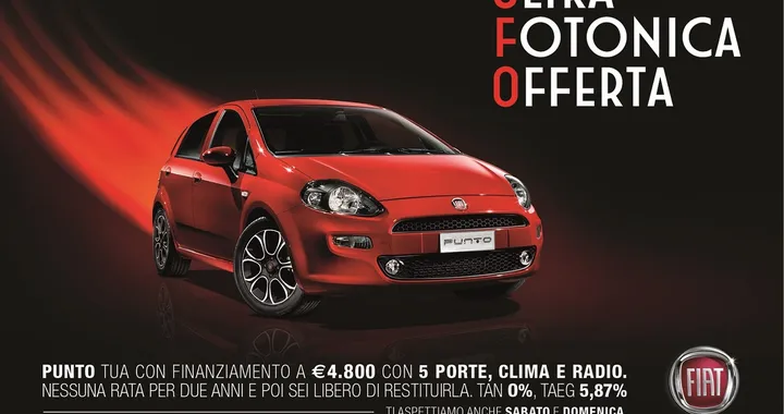 Fiat vende la Punto a un prezzo mai visto