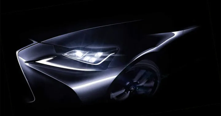 Lexus IS 2016, un teaser anticipa il debutto a Pechino