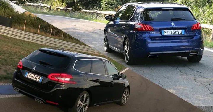 Peugeot 308 GT 1.6 THP vs 308 GT SW BlueHDI