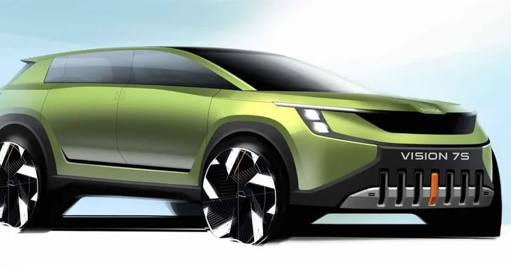 Skoda Vision 7S: svelati i bozzetti
