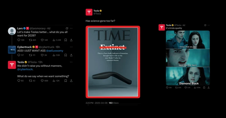 Tesla adotta una strategia social grintosa per risollevare il brand