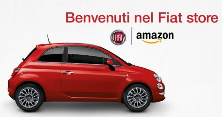 Fiat, sinergia con Amazon: le nuove auto vendute anche on line