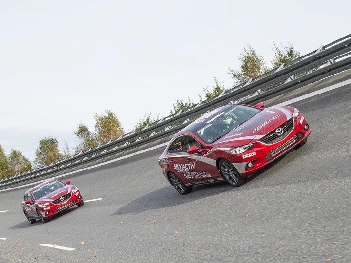 Mazda6: record di velocità con il motore diesel