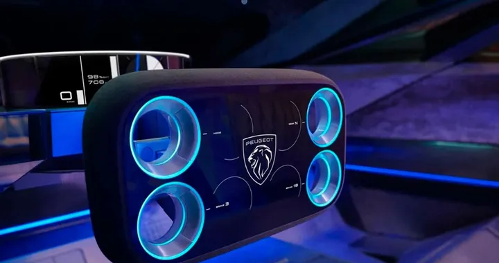 Nuovo volante Peugeot: il rivoluzionario Hypersquare debutta al VivaTech 2024