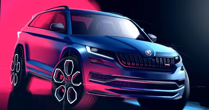 Skoda Kodiaq RS: rilasciati nuovi bozzetti