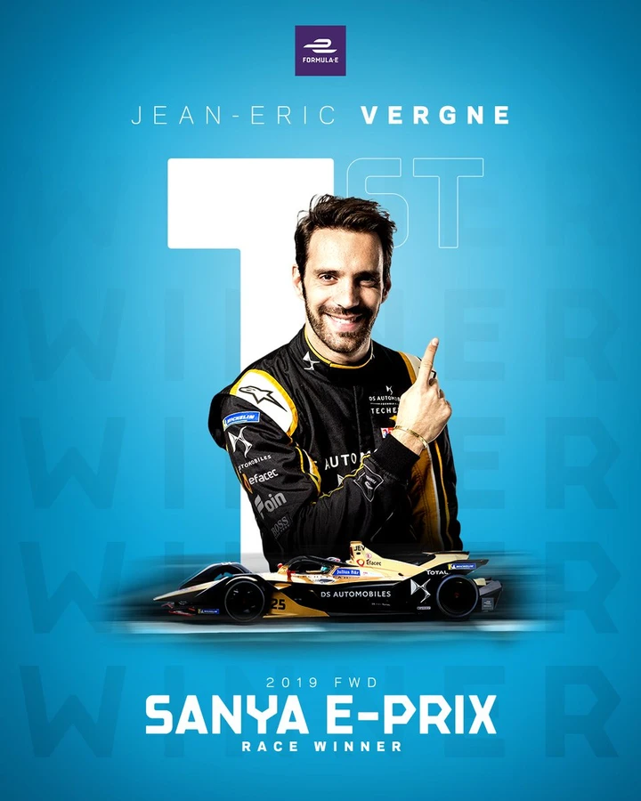 Formula E: a Sanya Vergne torna alla vittoria