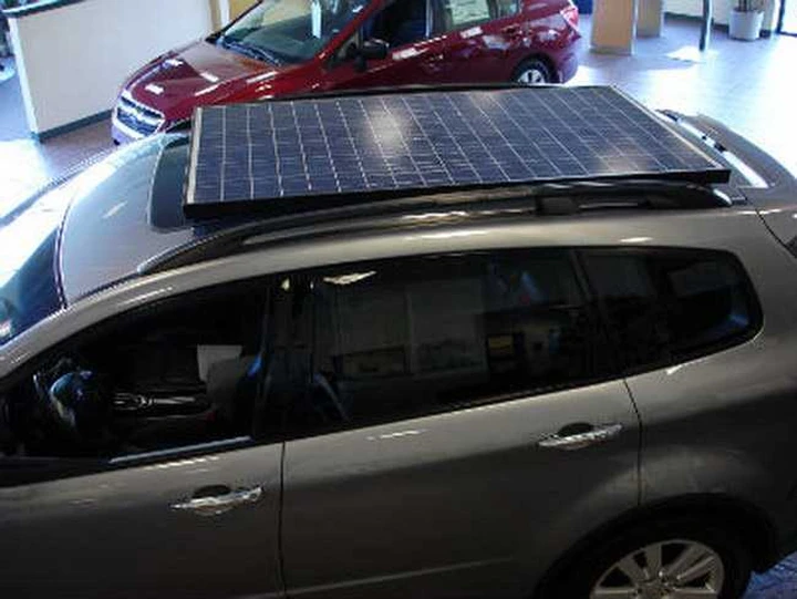 Subaru Tribeca a energia solare