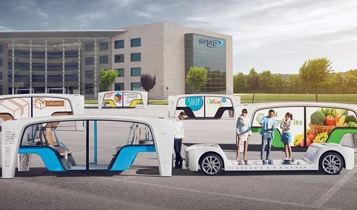 Rinspeed Snap: concept modulare, elettrico e a guida autonoma per il CES 2018