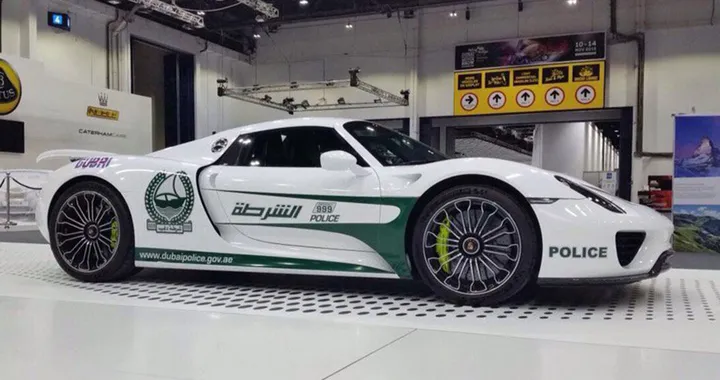 Porsche 918 Spyder: esemplare per la Polizia di Dubai