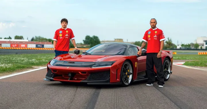 Lewis Hamilton e la Ferrari F80: adrenalina e velocità a Fiorano