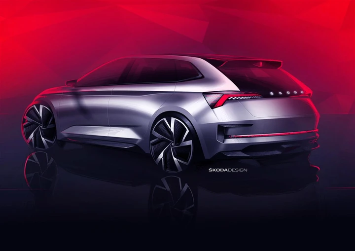 Skoda Vision RS Concept: i bozzetti ufficiali