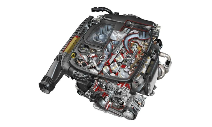 I motori V6 e V8 Mercedes