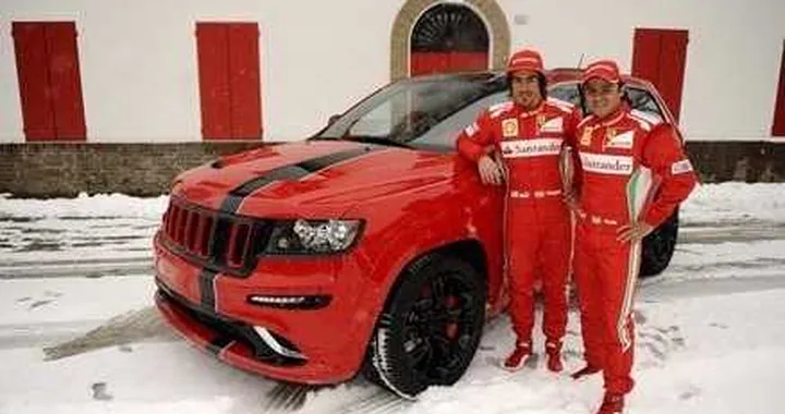 Jeep Grand Cherokee SRT8 Ferrari per Alonso e Massa