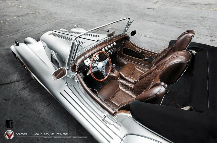 Morgan Plus 8 by Vilner: il trionfo del cuoio