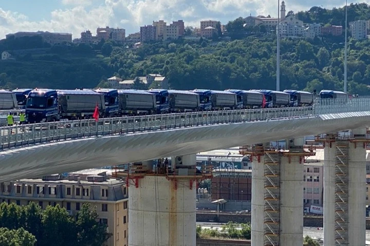 Nuovo Ponte di Genova: proseguono le fasi di collaudo statico