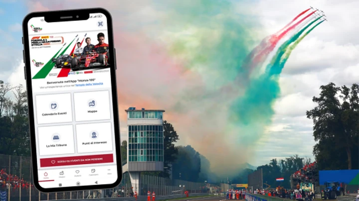 Monza 100: l'app per il GP d'Italia di F1