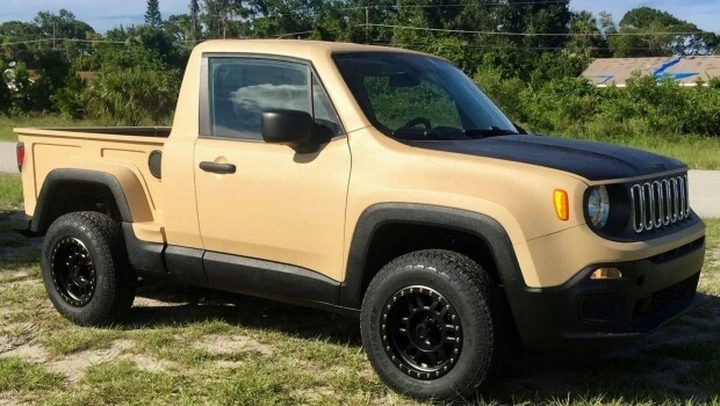 La Jeep Renegade Pick up modificata finisce su e bay