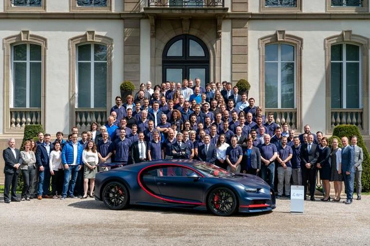 Bugatti Chiron: prodotto l’esemplare numero cento
