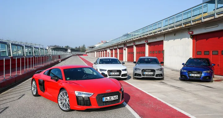 Audi Sport: prova della gamma sportiva ad Imola