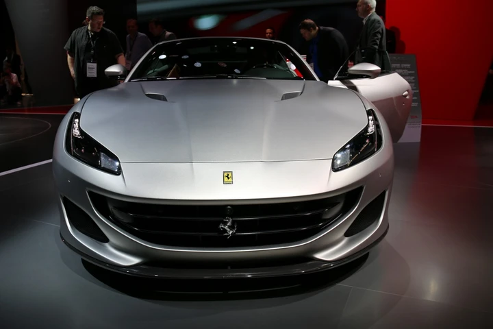 Stand Ferrari al Salone di Francoforte 2017