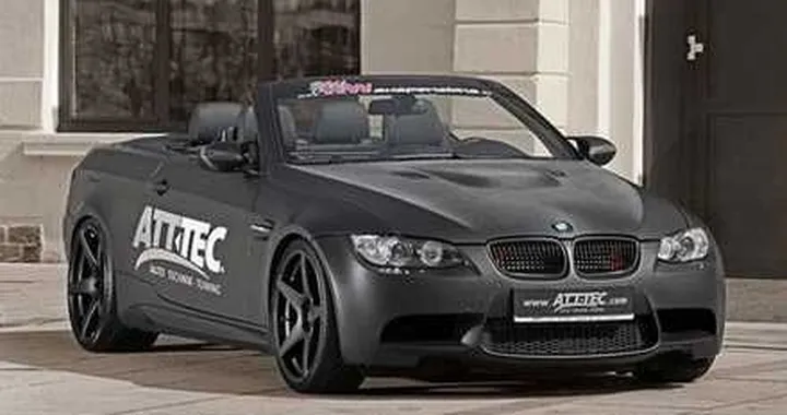 Bmw M3 Cabrio by ATT-TEC: opaca e cattiva