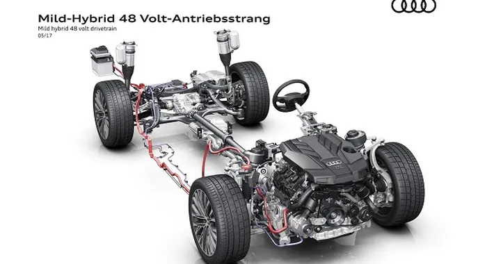 Audi A8 2017: tecnologia mild hybrid per la quarta generazione