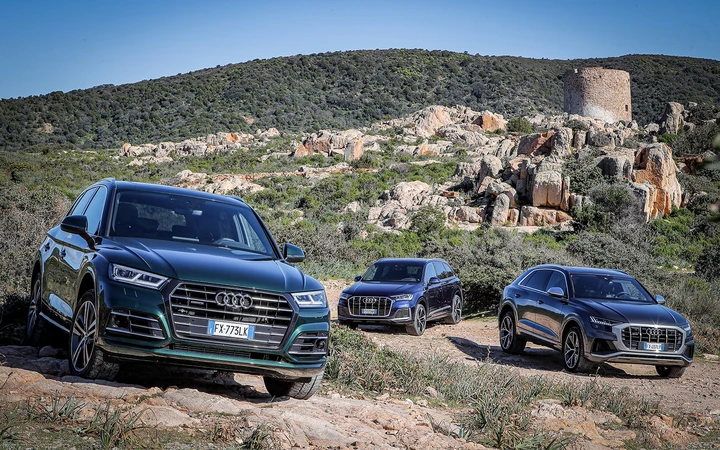 Audi Q5, Q7 e SQ8: un tris potente ed efficiente